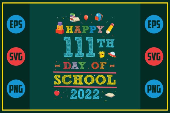 Happy 111th Day of School: Crafts & Graphics Review