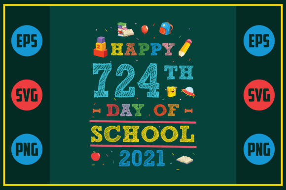 Happy 724th Day of School: Crafts & Graphics Review